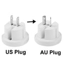All in 1 EU + AU + UK + US Plug Travel Universal Adaptor(White)