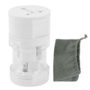 All in 1 EU + AU + UK + US Plug Travel Universal Adaptor(White)