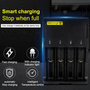 Universal Lithium Battery Charger for 26650 / 22650 / 18650 / 17670 / 18490 / 17500 / 17335 / 16340 / 14500 / 10440 (100V - 240V)(Black)