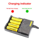 Universal Lithium Battery Charger for 26650 / 22650 / 18650 / 17670 / 18490 / 17500 / 17335 / 16340 / 14500 / 10440 (100V - 240V)(Black)