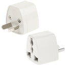 Plug Adapter, Travel Power Adaptor with AU Socket Plug(White)