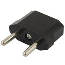US to EU Plug Charger Adapter, Travel Power Adapter with Europe Socket Plug(Black)
