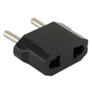 US to EU Plug Charger Adapter, Travel Power Adapter with Europe Socket Plug(Black)