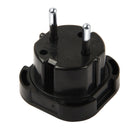 High Quality UK Plug to EU Plug AC Wall Universal Travel Power Socket Plug Adaptor(Black)