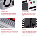 SUVPR DY-8103 200W DC 12V to AC 220V Car Power Inverter with 500mA USB Port & Universal Power Socket