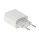 2-Ports 5V 2.1A EU Plug USB Charger, For iPad, iPhone, Galaxy, Huawei, Xiaomi, LG, HTC and Other Smart Phones, Rechargeable Devices(White)