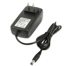 High Quality US Plug AC 100-240V to DC 12V 2A Power Adapter, Tips: 5.5 x 2.1mm, Cable Length: 1m(Black)