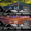X5 HUD 3 inch Universal Multi Car Head Up Display with OBDII EOBD System, Light Sensors, Rotation Speed, Rotation Speed Unit, Unit Mark, Voltage, Water Temperature, Alarm mark(Black)