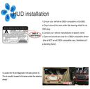 X5 HUD 3 inch Universal Multi Car Head Up Display with OBDII EOBD System, Light Sensors, Rotation Speed, Rotation Speed Unit, Unit Mark, Voltage, Water Temperature, Alarm mark(Black)