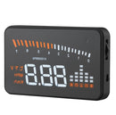 X5 HUD 3 inch Universal Multi Car Head Up Display with OBDII EOBD System, Light Sensors, Rotation Speed, Rotation Speed Unit, Unit Mark, Voltage, Water Temperature, Alarm mark(Black)
