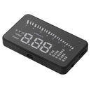 X5 HUD 3 inch Universal Multi Car Head Up Display with OBDII EOBD System, Light Sensors, Rotation Speed, Rotation Speed Unit, Unit Mark, Voltage, Water Temperature, Alarm mark(Black)