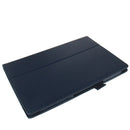 Litchi Texture Leather Case with Holder for Sony Xperia Tablet Z / 10.1(Dark Blue)