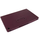 Litchi Texture Leather Case with Holder for Sony Xperia Tablet Z / 10.1(Purple)