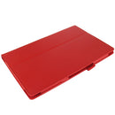 Litchi Texture Leather Case with Holder for Sony Xperia Tablet Z / 10.1(Red)