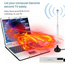 USB 2.0 DVB-T2 Stick with Remote Control & FM Radio Function, Support MPEG-4 H.264 (AVC) & MPEG 2 Encoding(White)