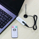 USB 2.0 DVB-T2 Stick with Remote Control & FM Radio Function, Support MPEG-4 H.264 (AVC) & MPEG 2 Encoding(White)