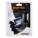 Universal 4 Ports USB 2.0 480Mbps High Speed Cable Hub for PC(Black)