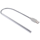 10-LED Portable Ultra Bright USB LED Light(Silver)