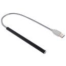 Portable Touch Switch USB LED Light, 10-LED, 1W, White Light(Black)