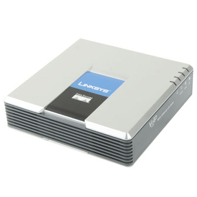 Unlocked LINKSYS SPA3102 VOIP PSTN Phone Adapter with FXS + FXO + 2x Ethernet Ports