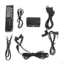 8GB Digital Voice Recorder Dictaphone MP3 Player, Support Telephone recording, VOX function, Power supply: 2 x AAA battery(Black)