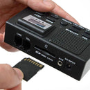 Telephone Recorder Box, Support SD Card / MMC / TF , Voice Recording , with MP3 Function and Clock and LCD(White)