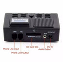 Telephone Recorder Box, Support SD Card / MMC / TF , Voice Recording , with MP3 Function and Clock and LCD(Black)