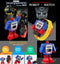 SKMEI Transformation Toy Shape Changing Removable Dial Digital Movement Children Watch with PU Plastic Cement Band(Dark Blue)