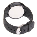 Touch Screen Unisex LED Digital Watch Wristwatch Timepiece Silicon Strap ( Black )(Black)