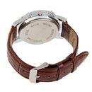 Luminous Round Dial 3 Decoration Dials Unisex Quartz Watch with PU Leather Band(Coffee)