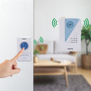 VOYE V001AB Wireless Doorbell with 2 Remote Control(White)