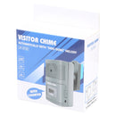 JX-371E Light Sensitive and Motion Activated Visitor Door Chime with 0.7 inch LCD Counter(Grey)
