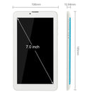 7.0 inch Tablet PC, 1GB+16GB, 3G Phone Call Android 4.4.2, MTK6582 Quad Core up to 1.3GHz, OTG, Dual SIM, GPS, WIFI, Bluetooth(Blue)