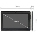 Q88 Tablet PC, 7.0 inch, 1GB+8GB, Android 4.0, 360 Degree Menu Rotate, Allwinner A33 Quad Core up to 1.5GHz, WiFi, Bluetooth(Black)