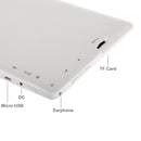 Q88 Tablet PC, 7.0 inch, 1GB+8GB, Android 4.0, 360 Degree Menu Rotate, Allwinner A33 Quad Core up to 1.5GHz, WiFi, Bluetooth(White)