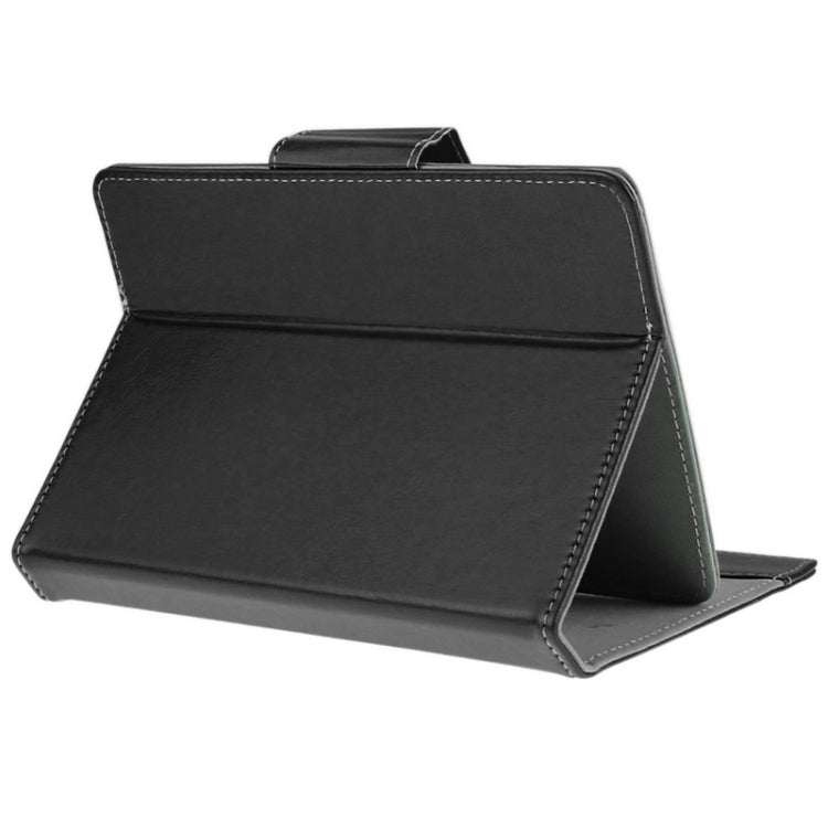 Universal Crazy Horse Texture Horizontal Flip Leather Case with Holder for 8 inch Tablet PC(Black)