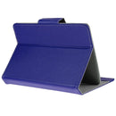 Universal Crazy Horse Texture Horizontal Flip Leather Case with Holder for 8 inch Tablet PC(Dark Blue)