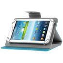 Universal Crazy Horse Texture Horizontal Flip Leather Case with Holder for 8 inch Tablet PC(Blue)