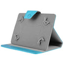 Universal Crazy Horse Texture Horizontal Flip Leather Case with Holder for 8 inch Tablet PC(Blue)