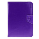 Universal Crazy Horse Texture Horizontal Flip Leather Case with Holder for 8 inch Tablet PC(Purple)