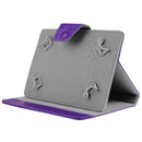 Universal Crazy Horse Texture Horizontal Flip Leather Case with Holder for 8 inch Tablet PC(Purple)