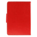 Universal Crazy Horse Texture Horizontal Flip Leather Case with Holder for 8 inch Tablet PC(Red)