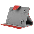 Universal Crazy Horse Texture Horizontal Flip Leather Case with Holder for 8 inch Tablet PC(Red)