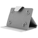 Universal Crazy Horse Texture Horizontal Flip Leather Case with Holder for 8 inch Tablet PC(White)
