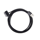 1m 30 Pin to USB Cable, For Galaxy Tab P1000 / P3100 / P5100 / P6200 / P6800 / P7100 / P7300 / P7500 / N5100 / N8000(Black)
