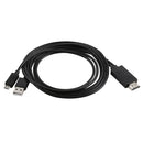 1.8m Multi Use Micro USB MHL to HDMI HDTV Adapter Cable, Support 1080P Full HD Output, For Galaxy S6 / S IV / i9500 / Galaxy Note III / N9000 / Galaxy SIII / i9300 / Galaxy Note II / N7100(Black)