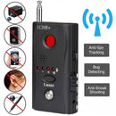 CC308+ Multi Wireless Camera Lens Detector Radio Wave Signal Detect Full-range RF GSM Device Finder(EU Plug)