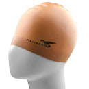 Pure Color Style Elastic Silicone Swimming Cap / Swimming Hat, SC310(Orange)