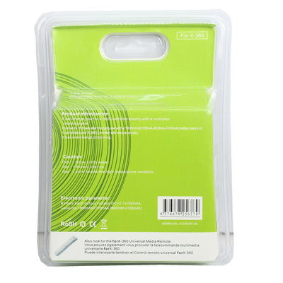 4800mAh Rechargeable Battery Pack & Chargeable Cable for XBOX 360(Black)