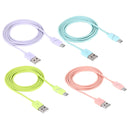 1M Circular Bobbin Gift Box Style Micro USB to USB 2.0 Data Sync Cable with LED Indicator Light, For Samsung, HTC, Sony, Huawei, Xiaomi(Pink)